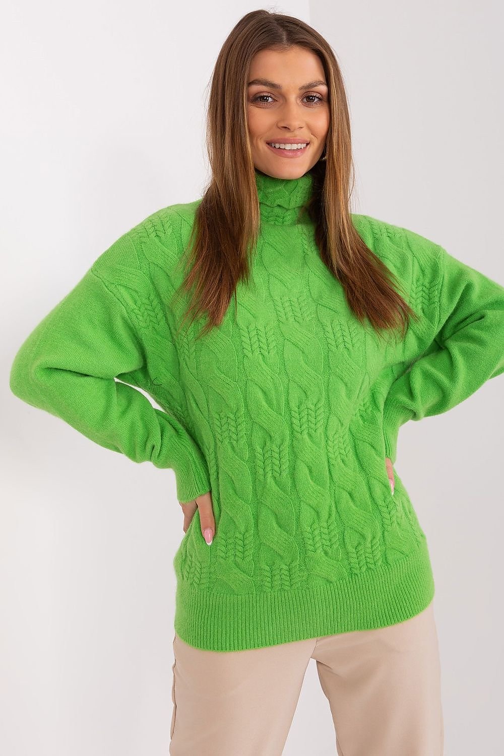 Klassiker: Rollkragenpullover mit langer Passform