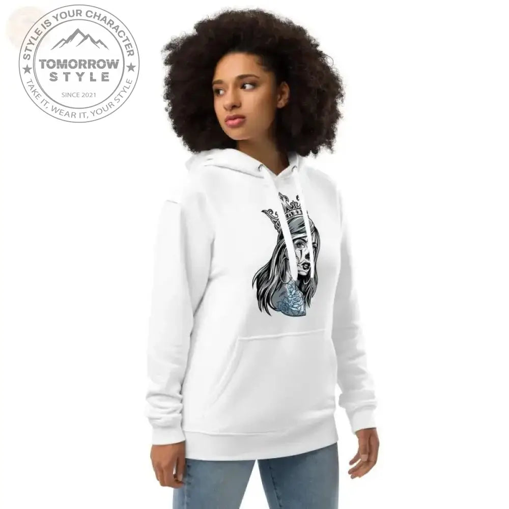 Bio Baumwolle Damen Hochwertiger Kapuzenpullover - Tomorrow Style