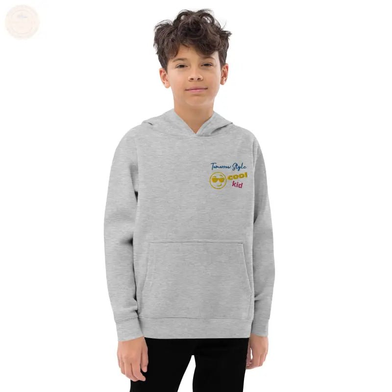 Coole Bestickte Vlies Hoodie für Jungs - Tomorrow Style