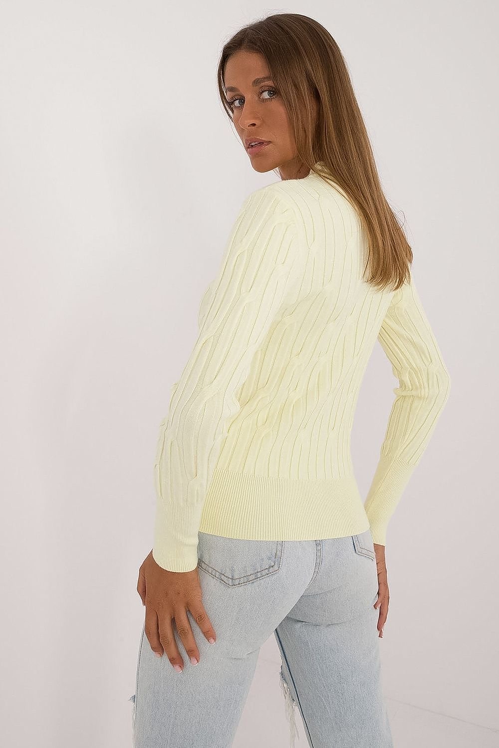 Vielseitiger Damen-Casual-Pullover mit Rundhalsausschnitt und langer Ärmeln