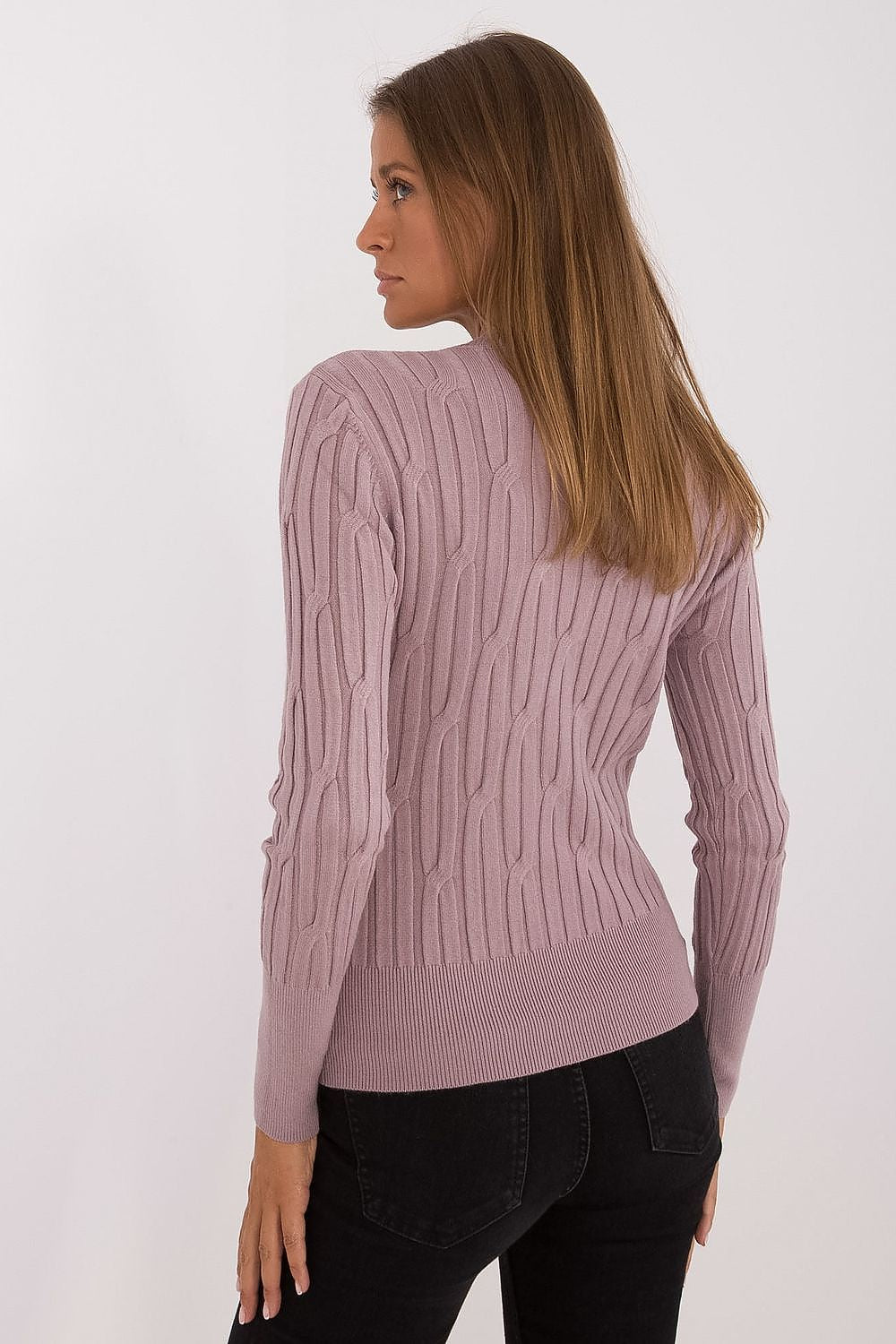 Vielseitiger Damen-Casual-Pullover mit Rundhalsausschnitt und langer Ärmeln