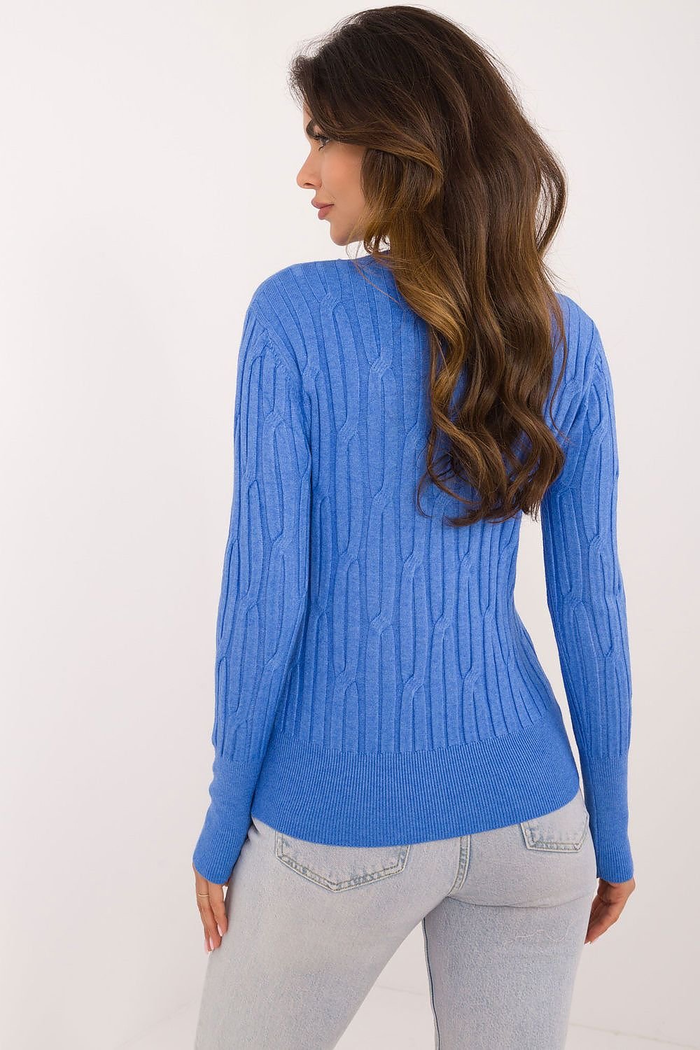 Vielseitiger Damen-Casual-Pullover mit Rundhalsausschnitt und langer Ärmeln