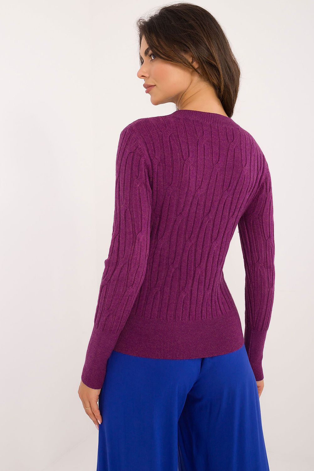 Vielseitiger Damen-Casual-Pullover mit Rundhalsausschnitt und langer Ärmeln