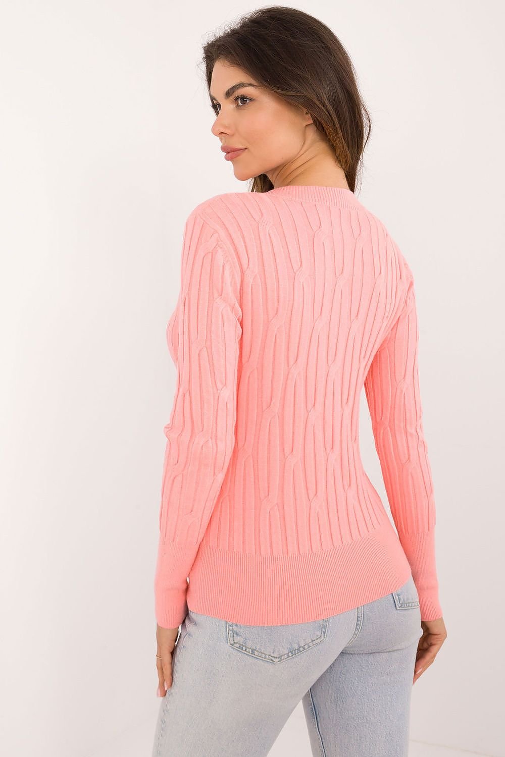 Vielseitiger Damen-Casual-Pullover mit Rundhalsausschnitt und langer Ärmeln