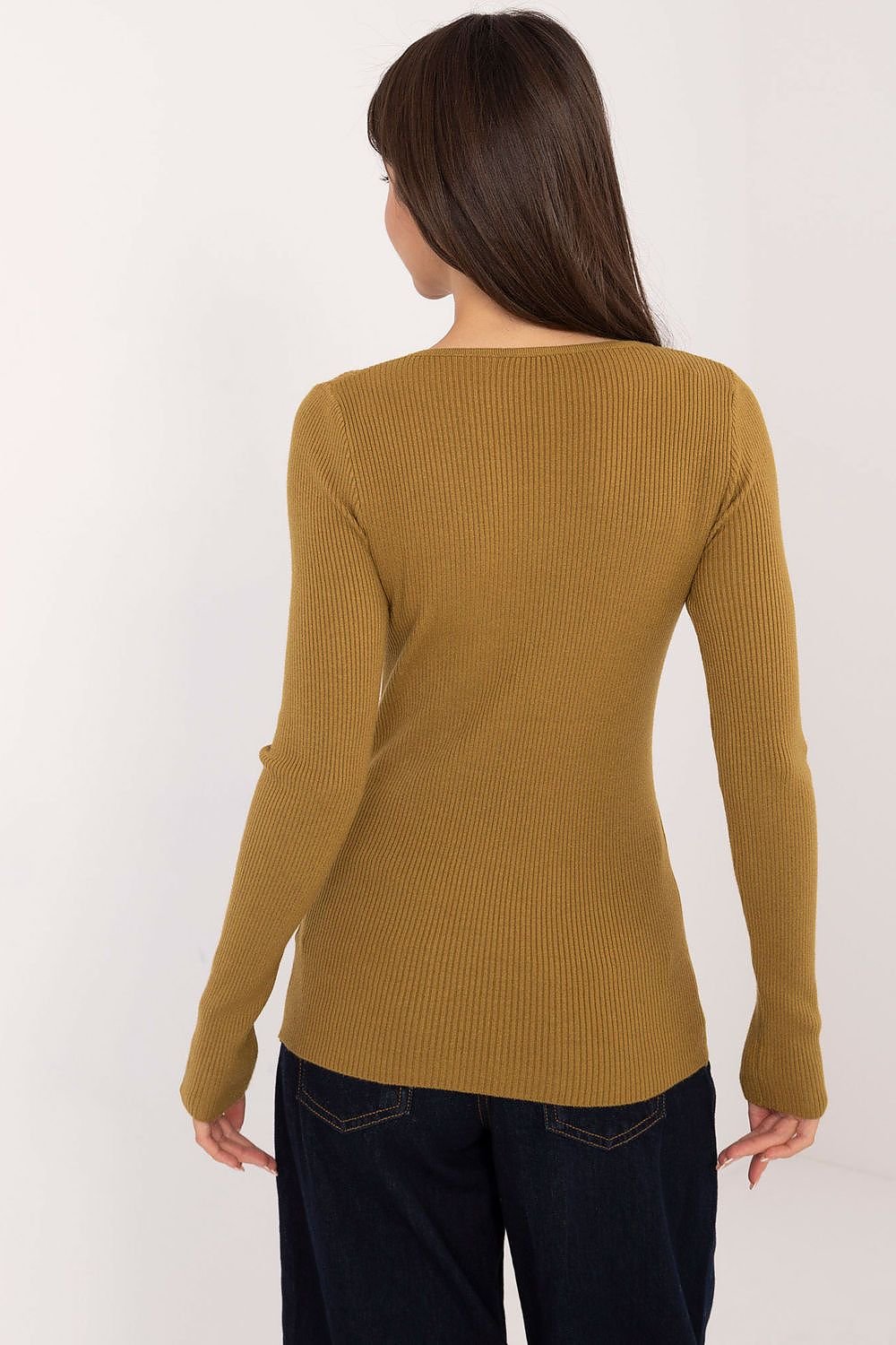 Lässiger Damenpullover mit dekorativen Knöpfen und klassischem Design – Ideal für Alltag und Büro