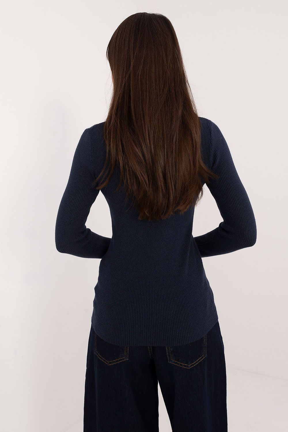 Lässiger Damenpullover mit dekorativen Knöpfen und klassischem Design – Ideal für Alltag und Büro