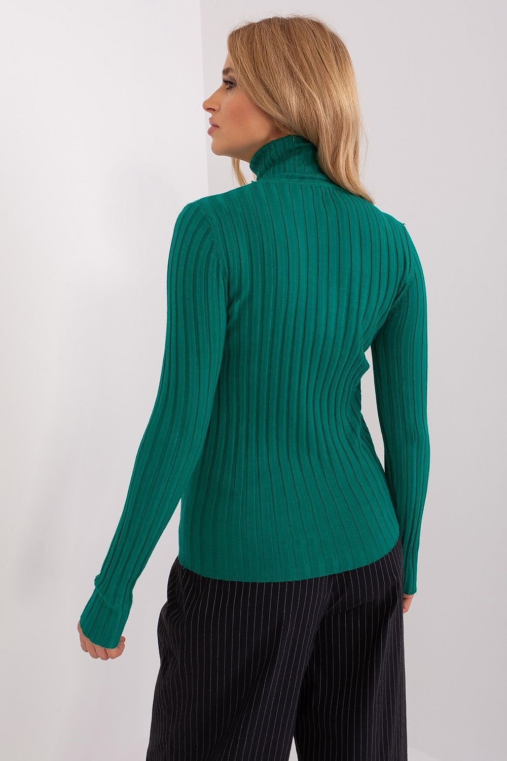 Klassischer Rollkragenpullover aus Weicher Viskose