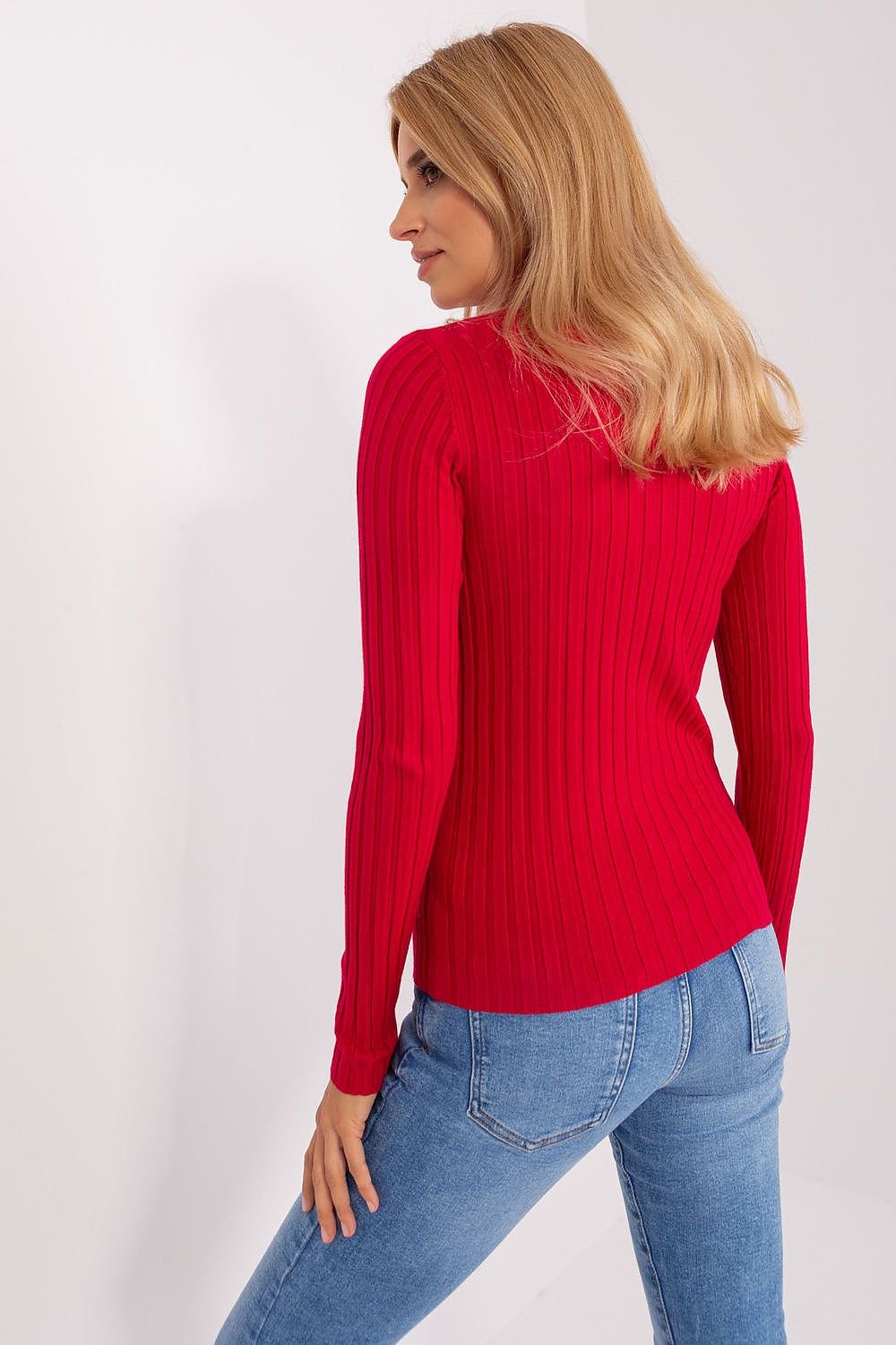 Klassischer Rollkragenpullover aus Weicher Viskose