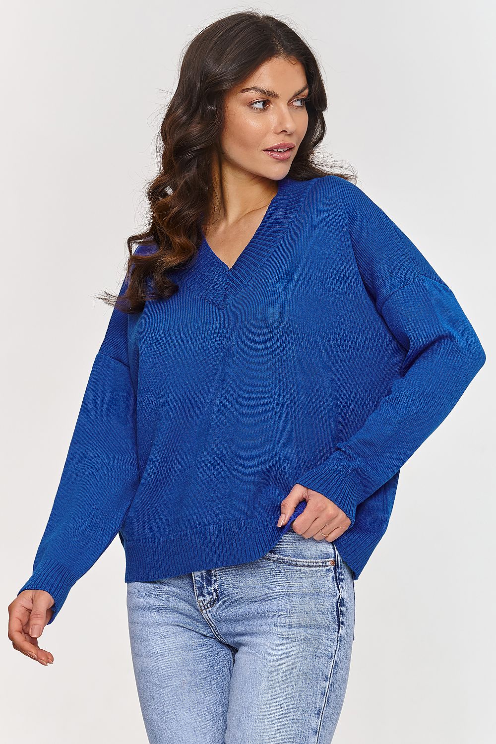 Pullover model 209728 Makadamia