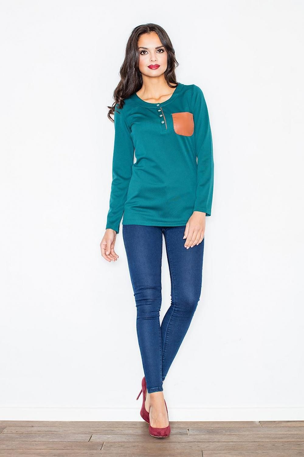 Bluse model 111737 Figl