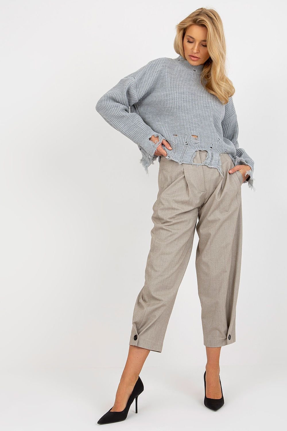 Alltags-Liebling: Lässiger Stehkragen-Pullover