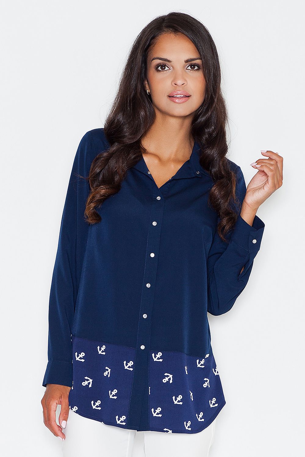 Damen Hemd model 43746 Figl