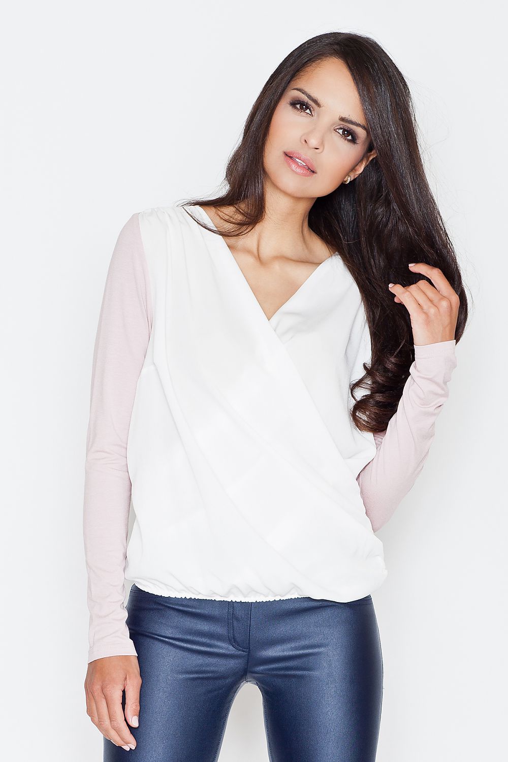 Bluse model 43828 Figl