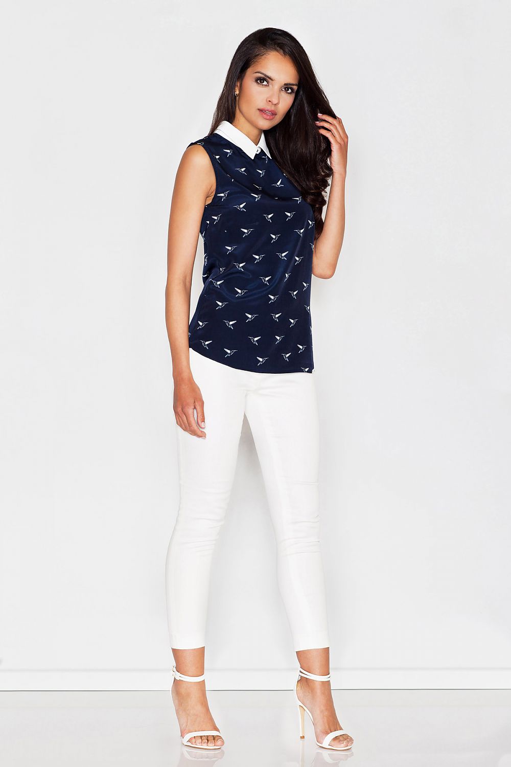 Bluse model 43839 Figl