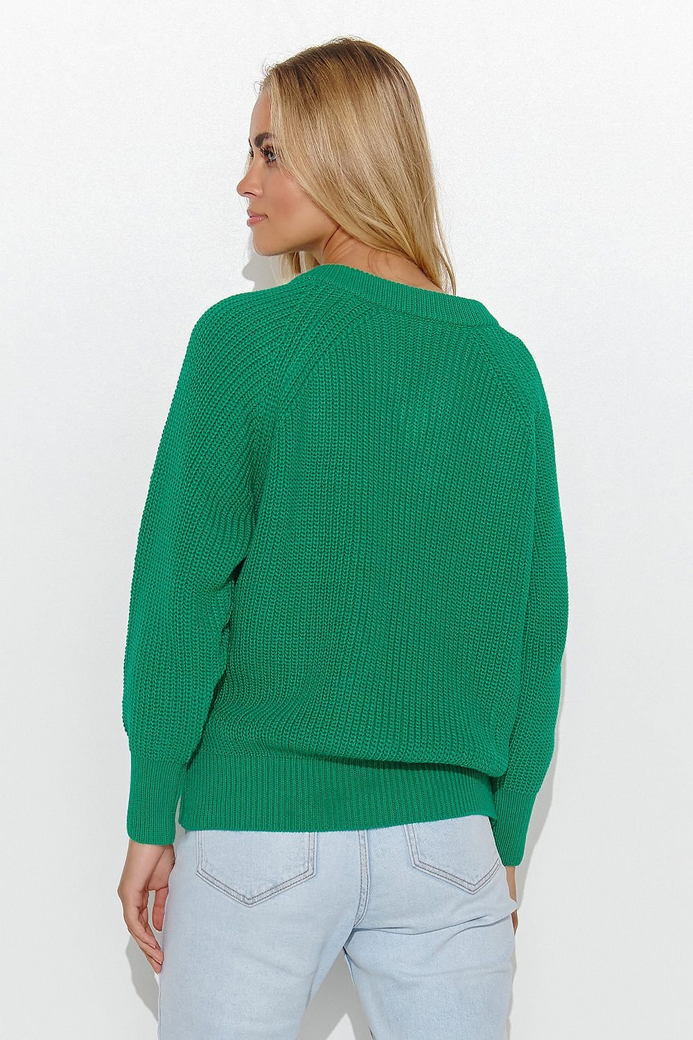 Unifarbenes Must-Have: Damenpullover mit Herzausschnitt