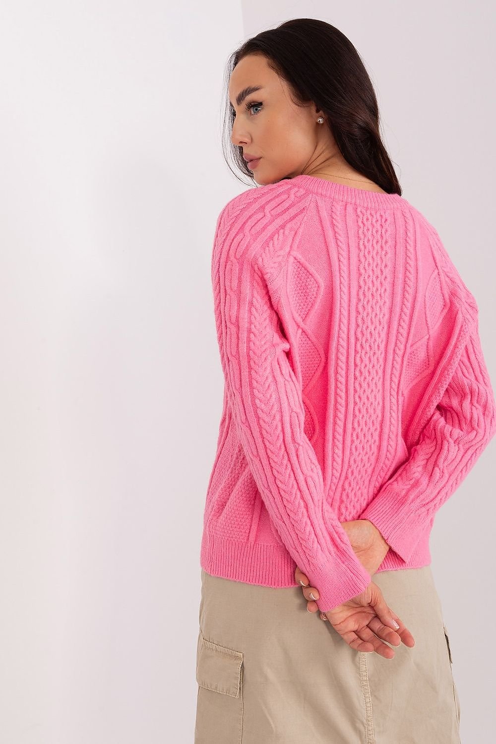Stylisher Rundhals-Cardigan mit Knopfdetails