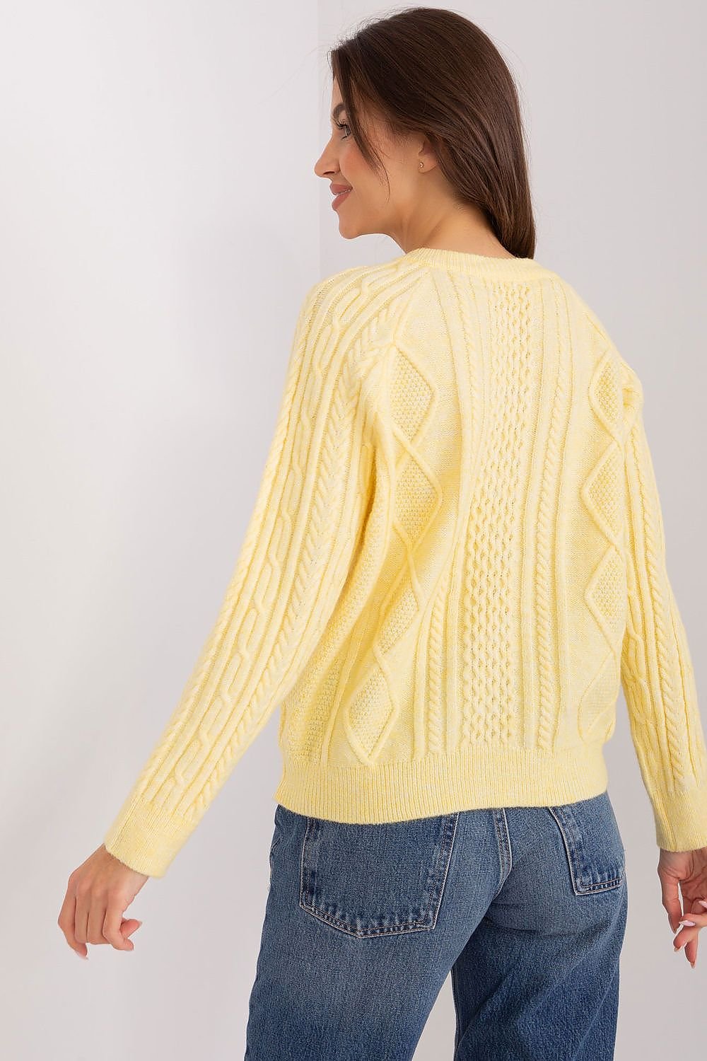 Stylisher Rundhals-Cardigan mit Knopfdetails