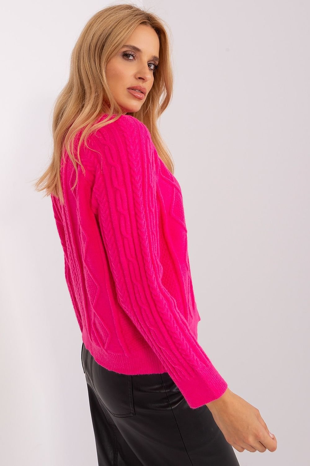 Stylisher Rundhals-Cardigan mit Knopfdetails