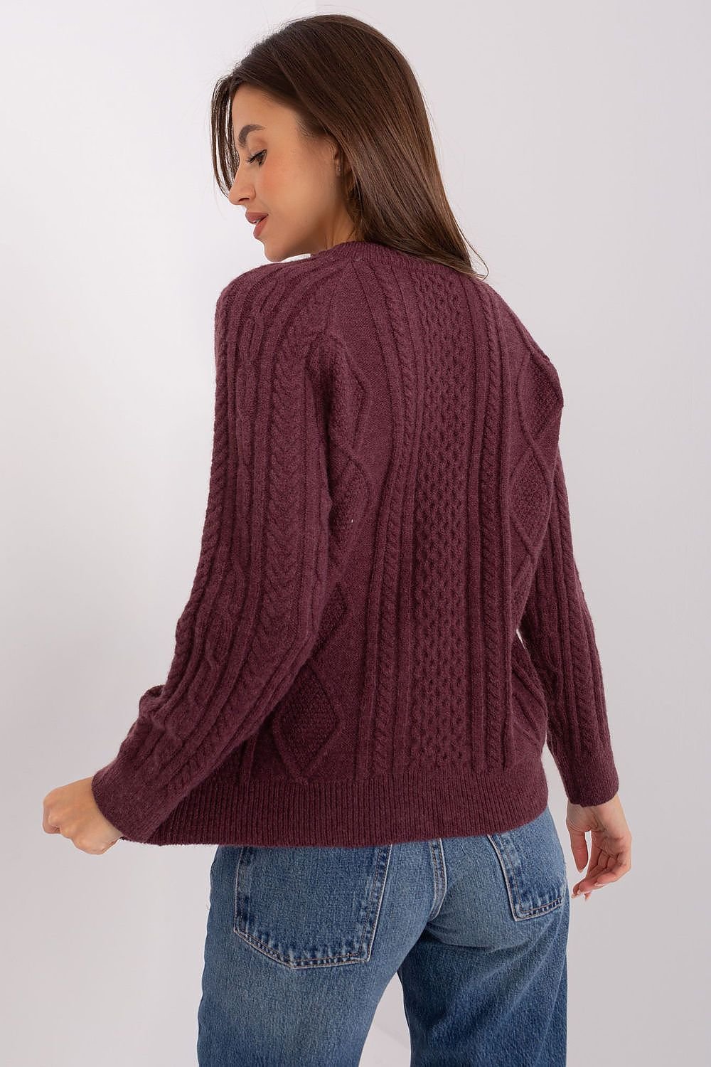 Stylisher Rundhals-Cardigan mit Knopfdetails