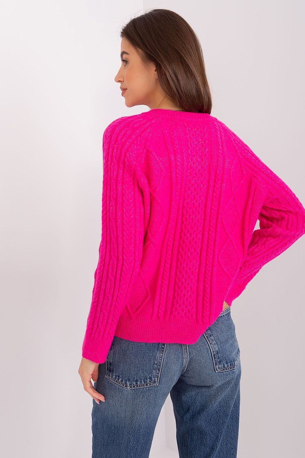 Stylisher Rundhals-Cardigan mit Knopfdetails