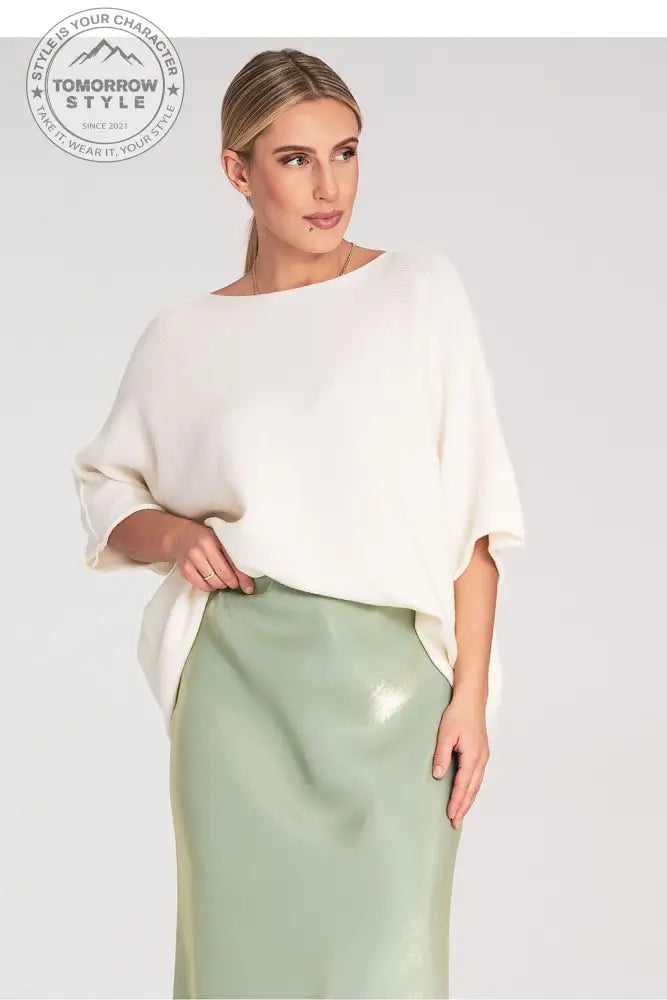 Eleganter Fledermaus Pullover für Damen - Tomorrow Style