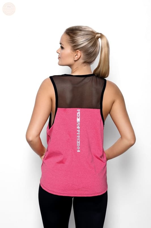Freches Mesh - Tank: Feminine Bluse mit transparentem Einsatz - Tomorrow Style