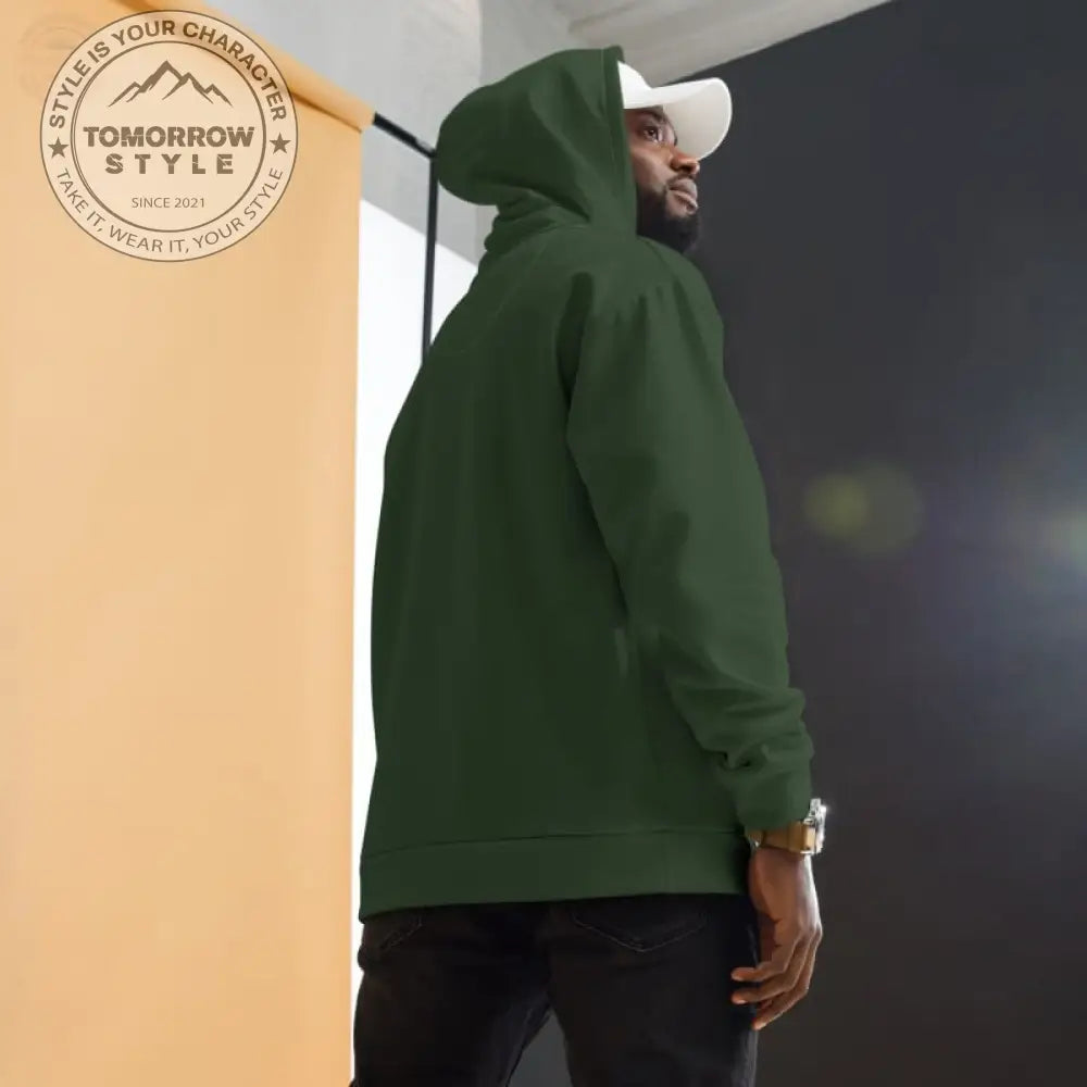 Gemütlicher Fleece - Hoodie für Herren: Ultimativer Komfort für kühle Nächte - Tomorrow Style