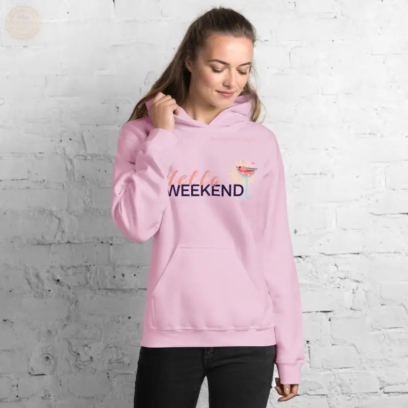 Damen Hoodie - Hellpink / S