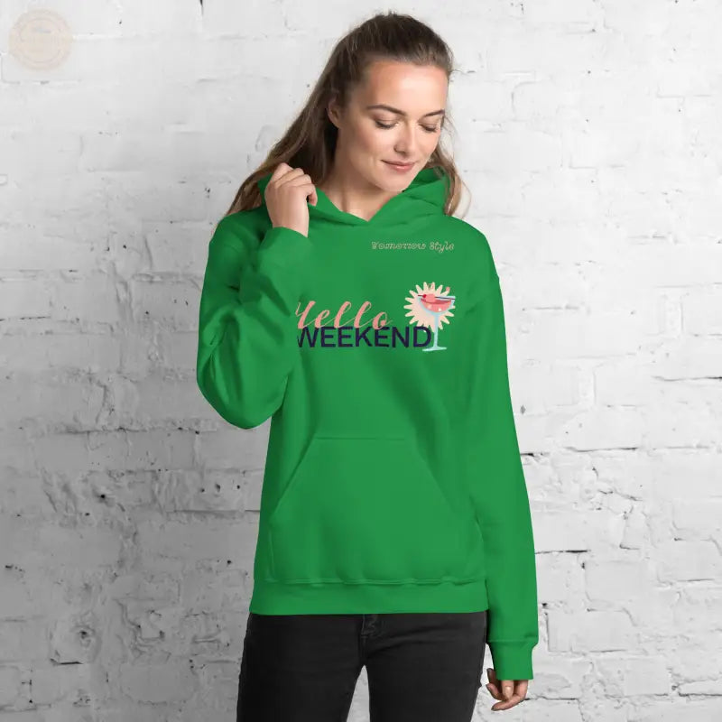 Damen Hoodie - Irisches Grün / S