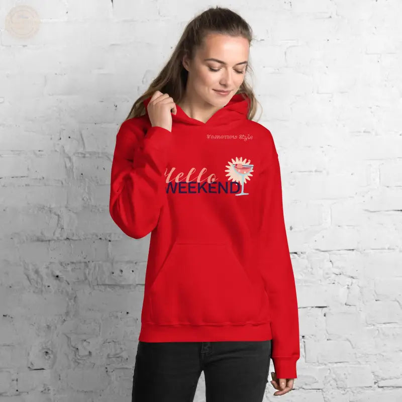 Damen Hoodie - Rot / S