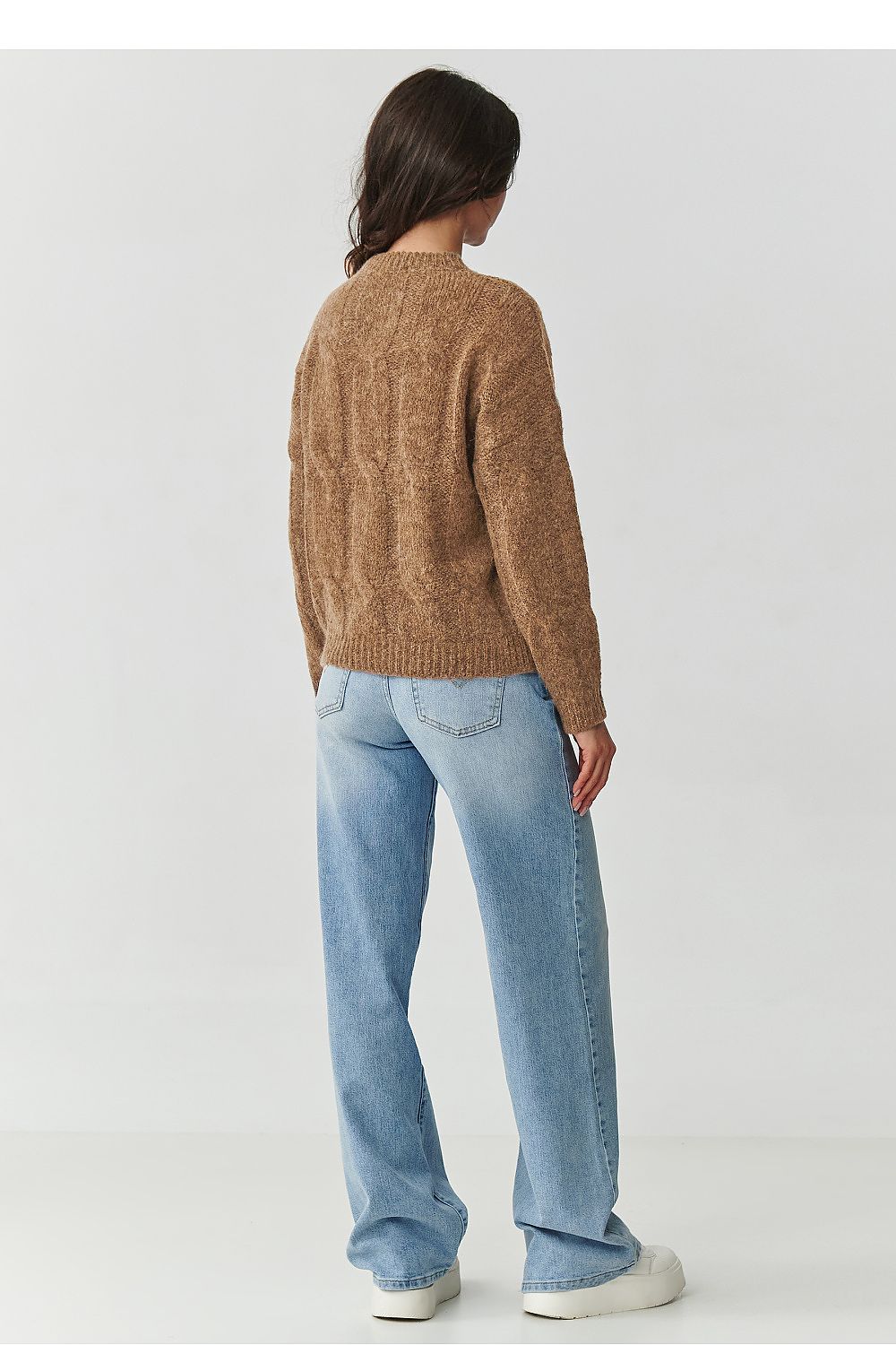 Pullover model 217357 Makadamia