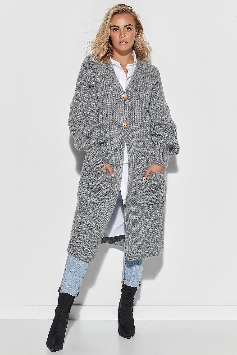 Cardigan Model 150117 Makadamia - Tomorrow Style