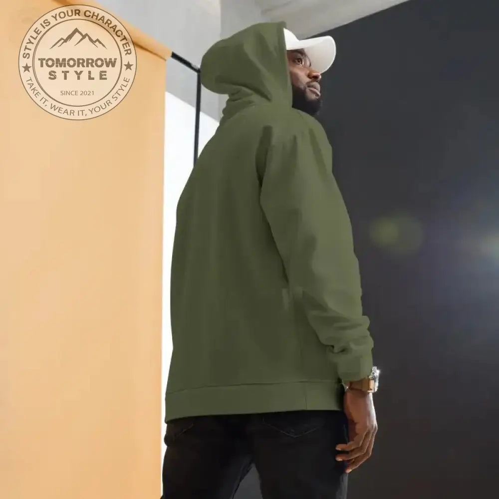 Superweicher, umweltfreundlicher Kapuzenpullover für Herren – 9,08 Unzen Komfort - Tomorrow Style