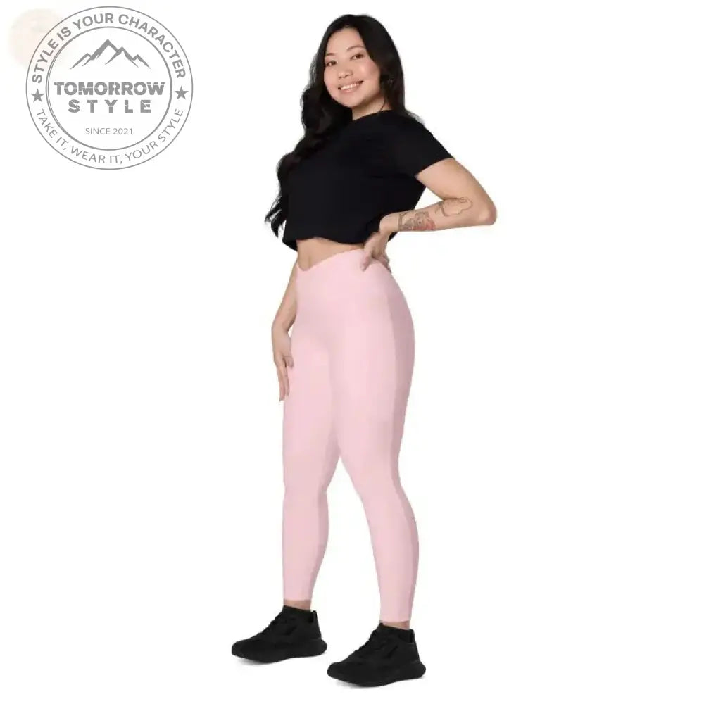 Trendige V - Taille - Leggings: Perfektion mit Taschen! - Tomorrow Style