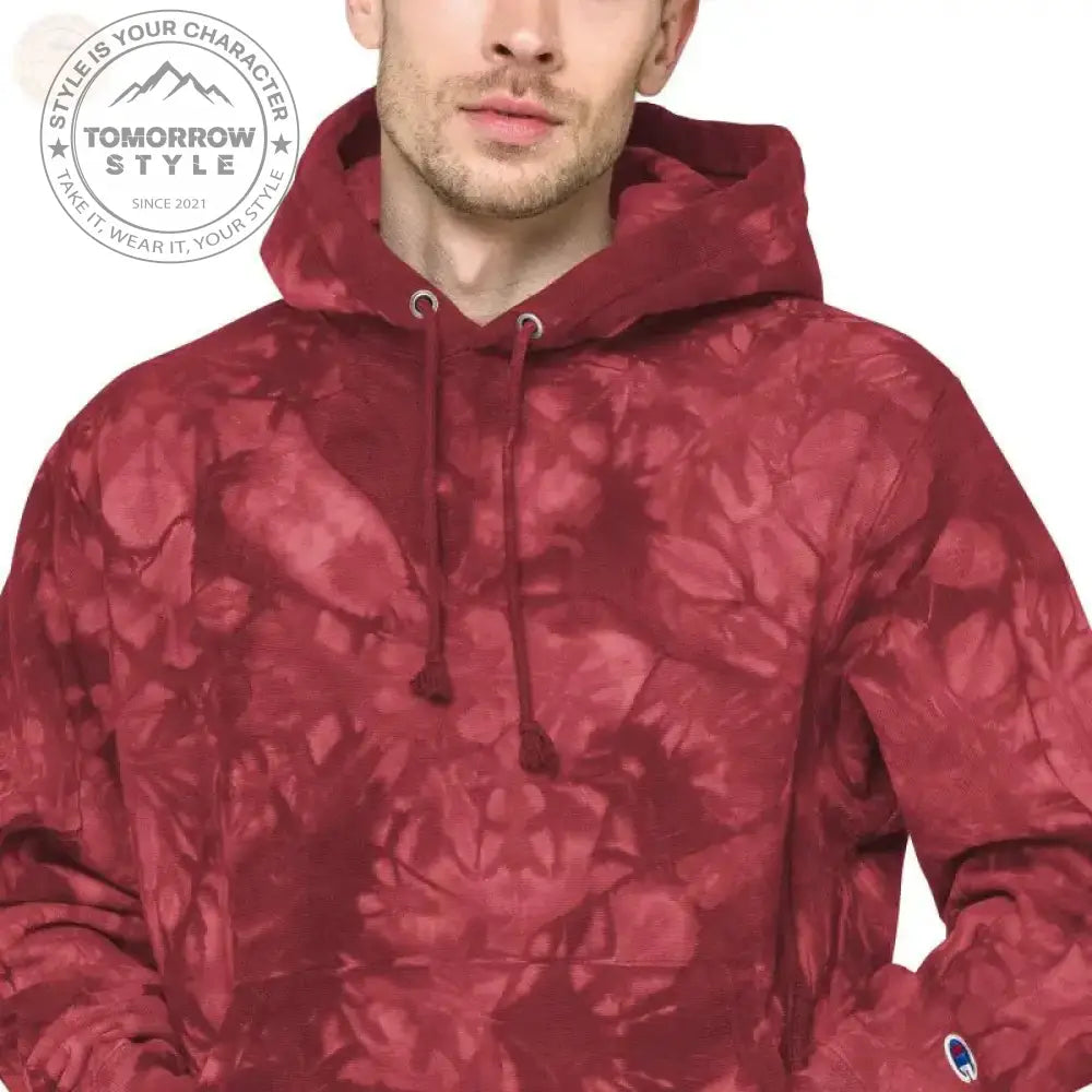Ultimativer Batik - Hoodie: Champion Tie Dye Power für Herren - Tomorrow Style