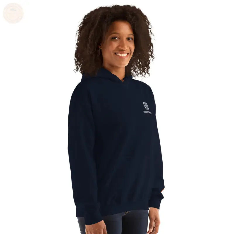 Bundeswehr Premium Hoodie mit Stickerei für D&H mit Pionier - Abzeichen