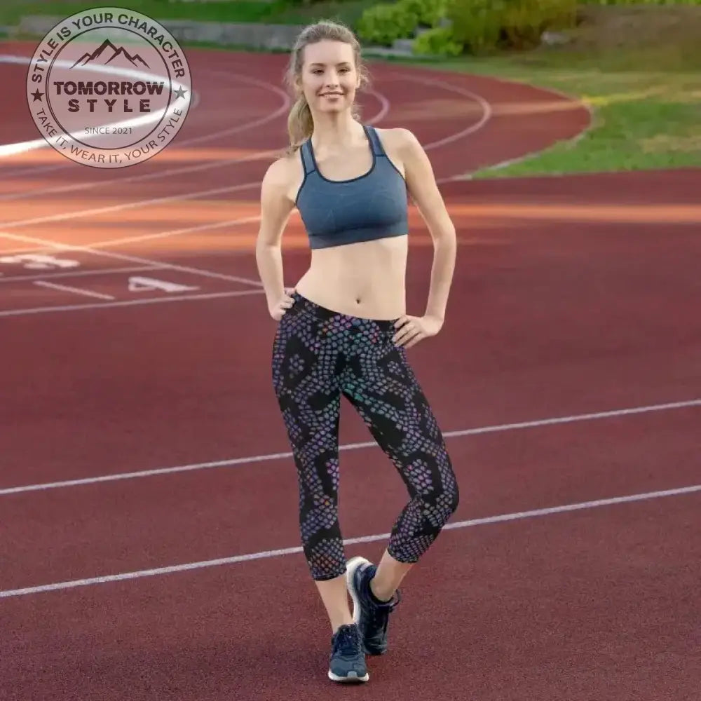 Ultraweiche Capri - Leggings: Bleiben Sie überall bequem! - Tomorrow Style