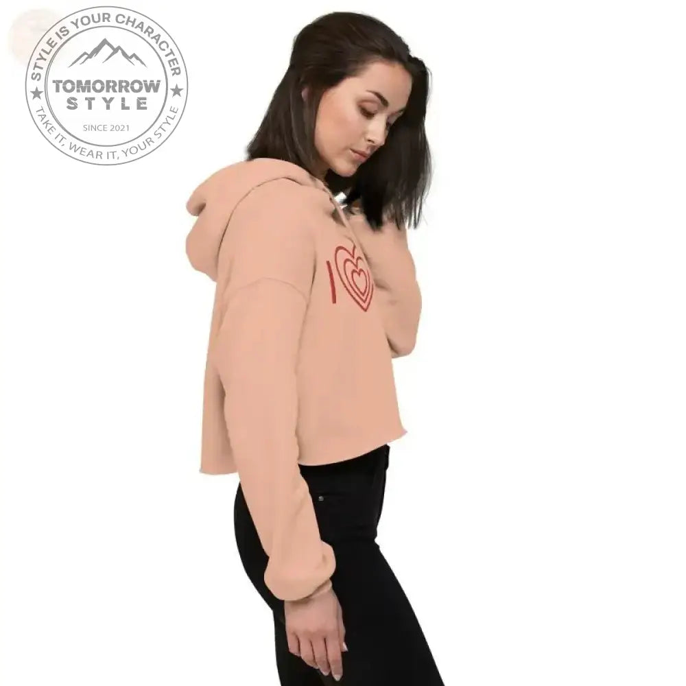 Zestful bestickter Crop Power Hoodie – dieser aufregende Hingucker! - Tomorrow Style