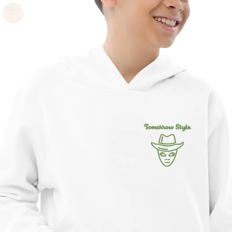 Abenteuerbereiter, bestickter Fleece - Hoodie für coole Jungs - Tomorrow Style