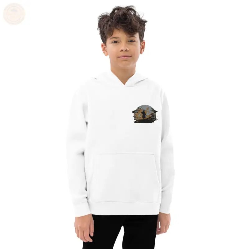 Abenteuerbereiter bestickter Fleece - Hoodie für Jungen - Tomorrow Style