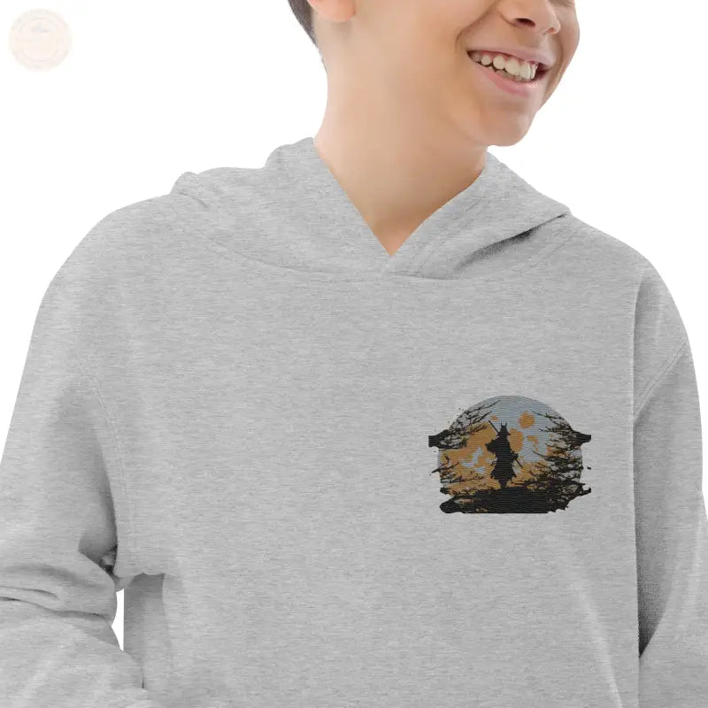 Abenteuerbereiter bestickter Fleece - Hoodie für Jungen - Tomorrow Style