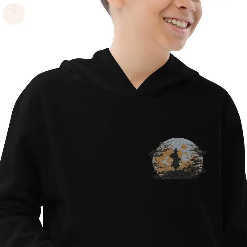 Abenteuerbereiter bestickter Fleece - Hoodie für Jungen - Tomorrow Style