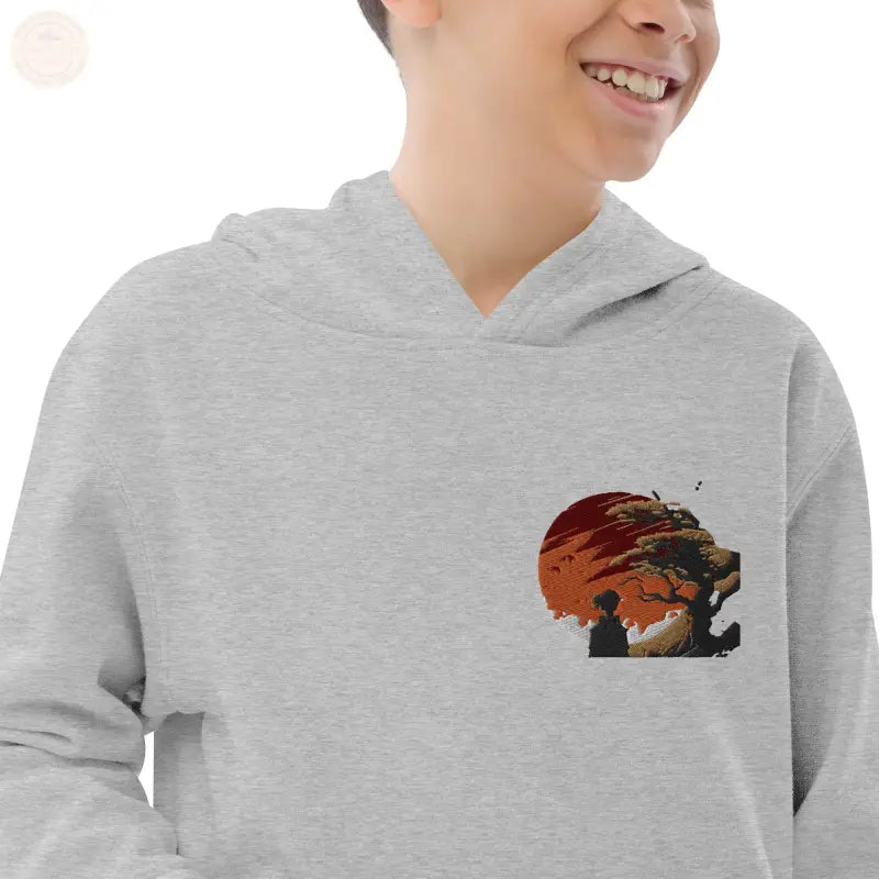 Abenteuerbereiter bestickter Vlies - Hoodie für Jungen - Tomorrow Style