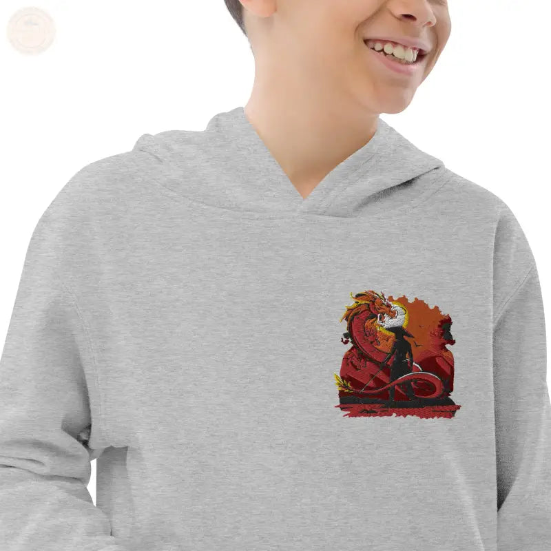 Abenteuerbereiter bestickter Vlies - Hoodie für Jungen - Tomorrow Style