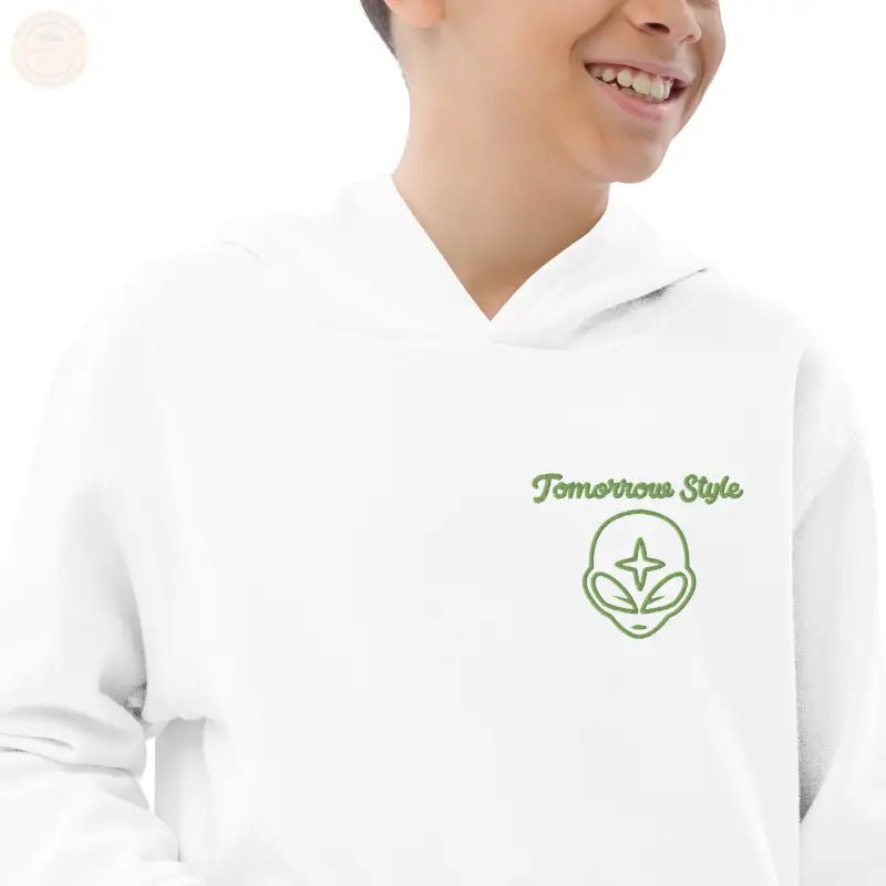 Abenteuerbereiter bestickter Vlies - Hoodie für Jungen - Tomorrow Style