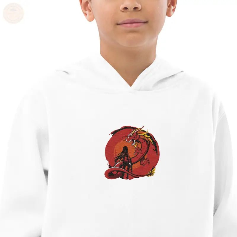 Abenteuerbereiter Fleece - Hoodie für Jungen – mit bestickten Ärmeln - Tomorrow Style