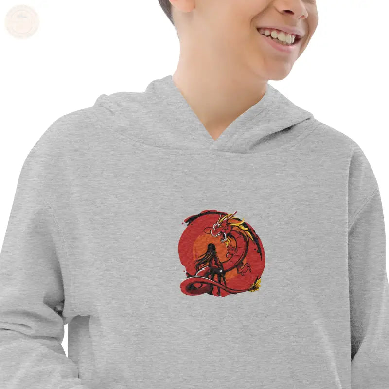 Abenteuerbereiter Fleece - Hoodie für Jungen – mit bestickten Ärmeln - Tomorrow Style