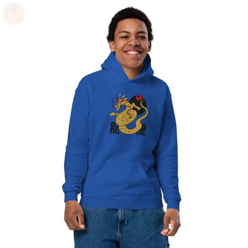 Abenteuerbereiter Jugend - Hoodie: Kapuzenpullover aus schwerer Mischung für Jungen - Tomorrow Style