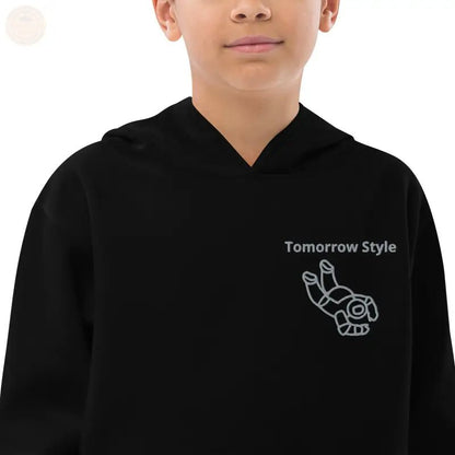 Abenteuerlustiger Bestickter Vlies - Hoodie für Jungen - Tomorrow Style