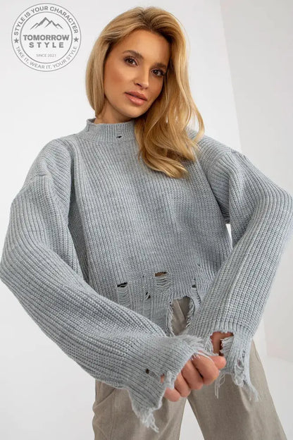 Timeless Twist Stehkragen-Pullover